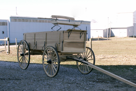 Horse-Drawn Farm Wagon