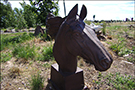 Cast Iron Horse Head