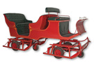 Vis-a-Vis Horse Drawn Sleigh