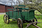 Horse Drawn 3 Seat Covered Wagon