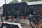 Horse Drawn Antique Black Acrylic Hearse For Sale